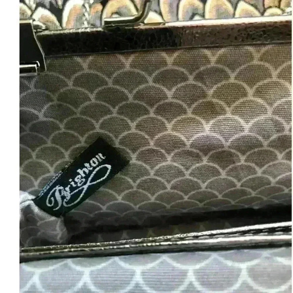 Brighton Bronze Rose Bag with Silver Chain - Picture 5 of 5